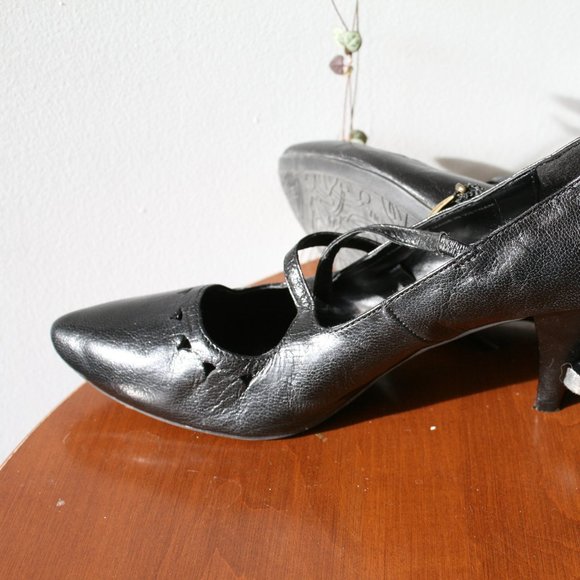 Sole Reviver by Next Black Leather High Heel - Picture 6 of 8